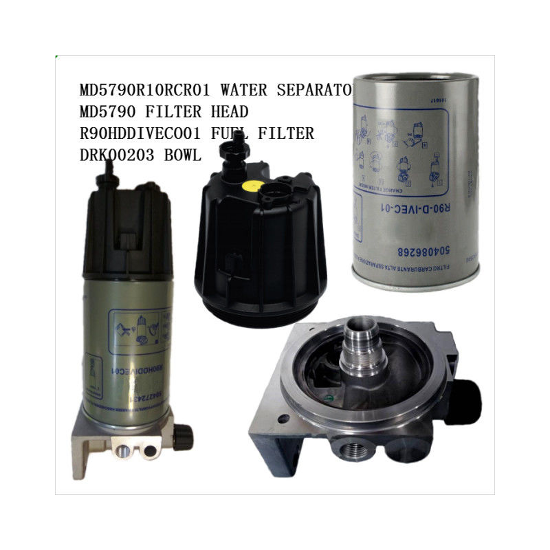 Μέρη φίλτρου καυσίμου MD5790R10RCR01 R90HDDIVECOTRUCK01 DRK00203 Για IVECOTRUCKS